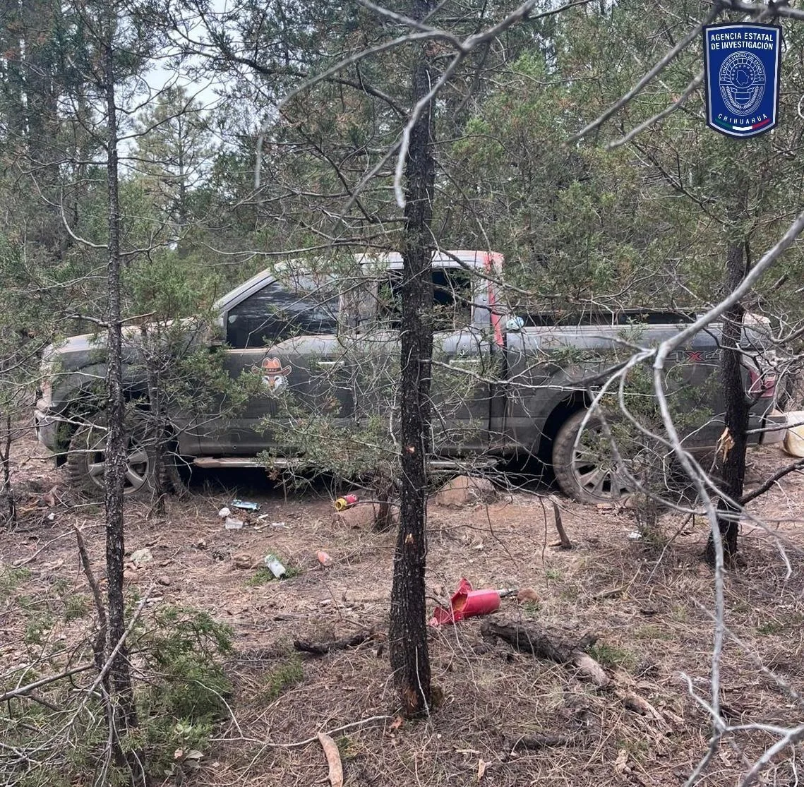 Aseguran tres vehículos robados, un fusil Barrett y explosivos en Madera
