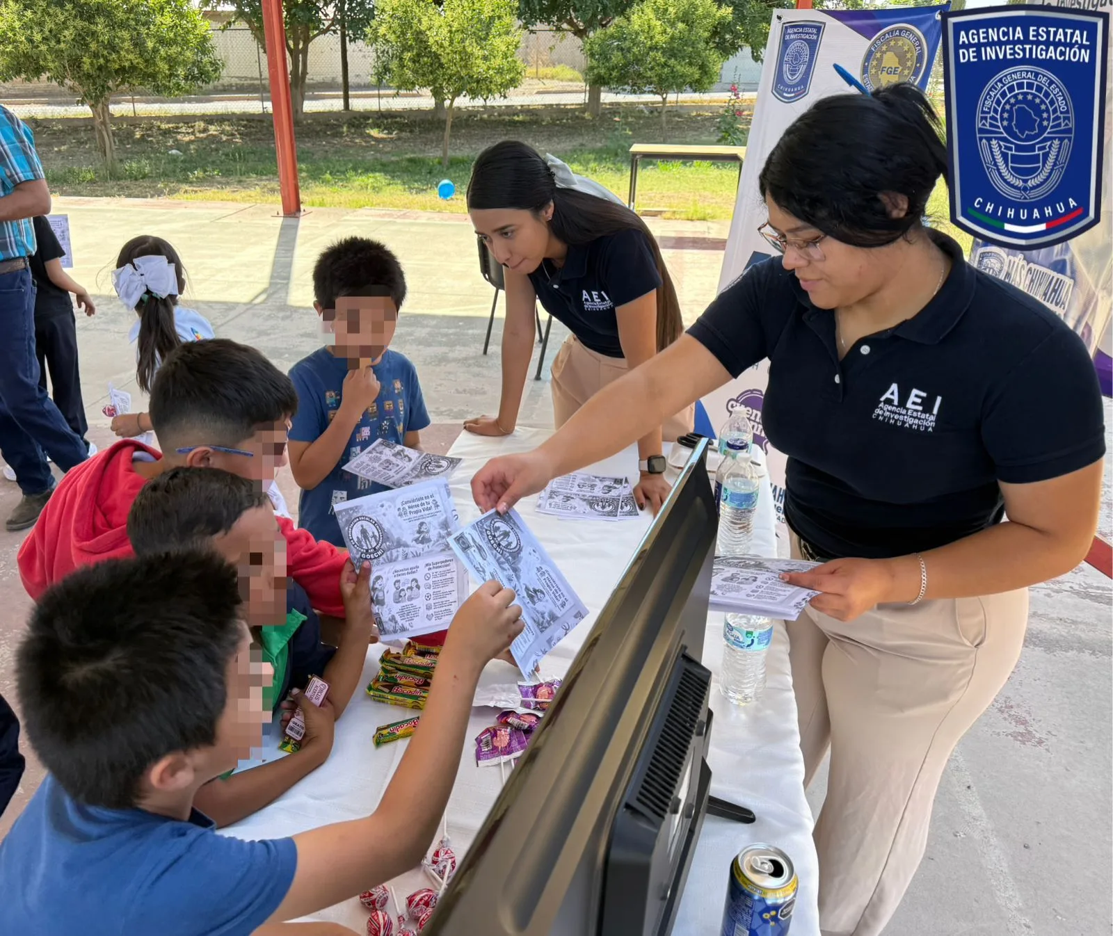 Fiscalía y UPN realizan ludoteca para niños en escuela primaria de Nuevo Casas Grandes - imagen 2