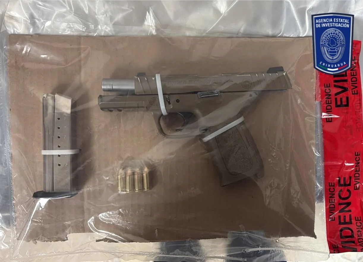Detienen a presunto homicida del Motel Delicias tras persecución en Chihuahua; portaba arma calibre 9 mm - imagen 3