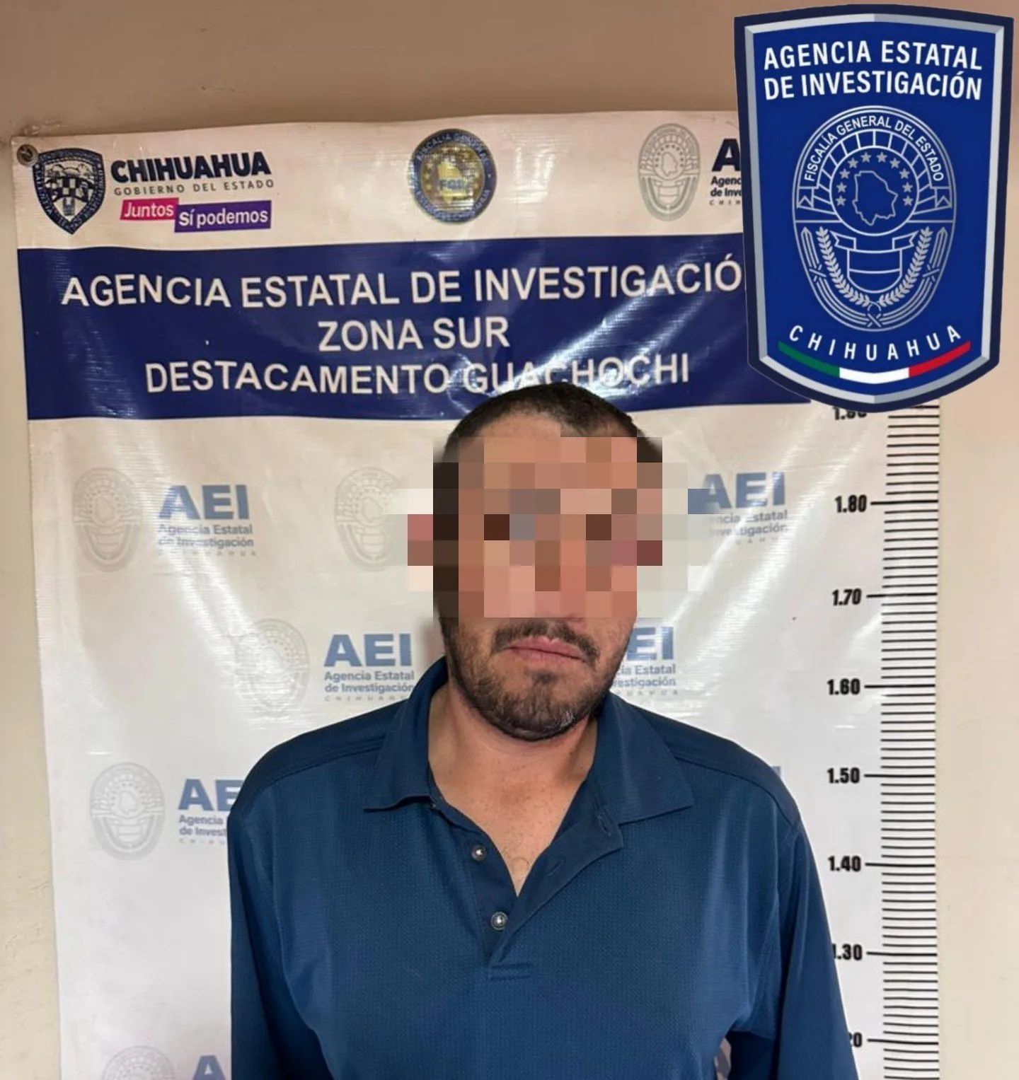 Detienen en Guachochi a hombre acusado de agredir a su pareja e hijo para obtener dinero para drogas