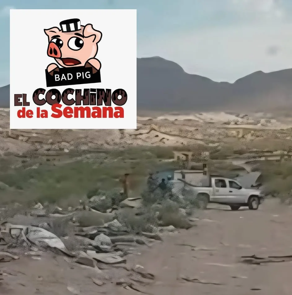 Programa 'El Cochino de la Semana' exhibe casos de contaminación en Juárez