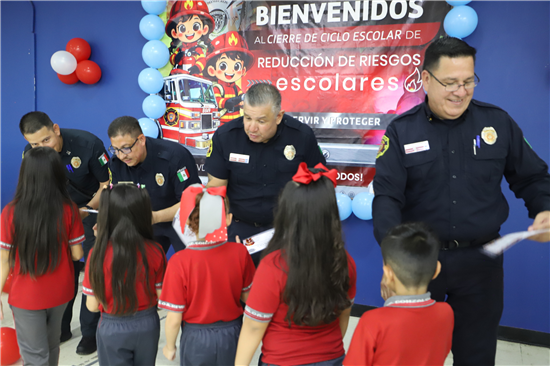 Más de 5 mil estudiantes de Chihuahua concluyen programa de prevención de riesgos escolares