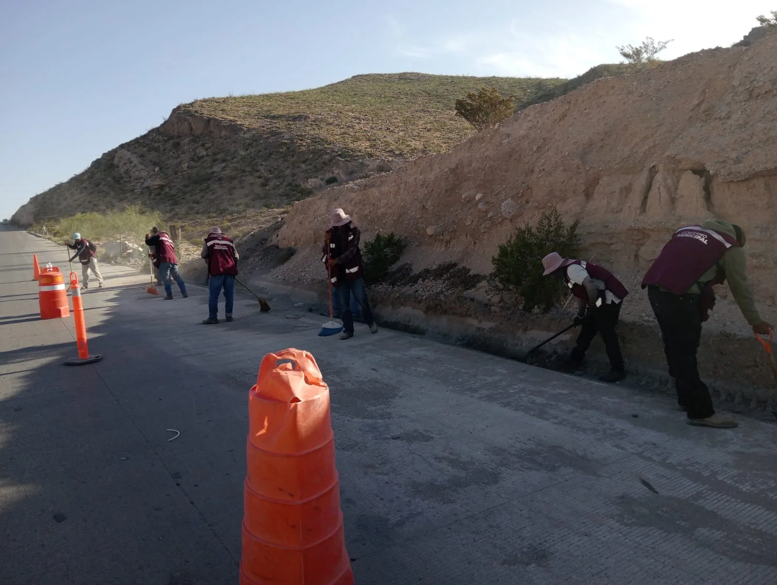 Avanza la Cruzada del Cambio con trabajos de limpieza y mantenimiento en avenidas de Ciudad Juárez