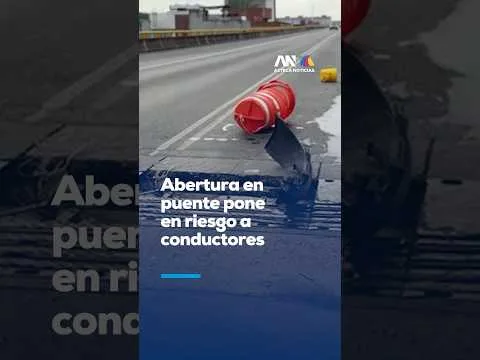 Puente dañado en Santa María la Ribera representa riesgo para automovilistas