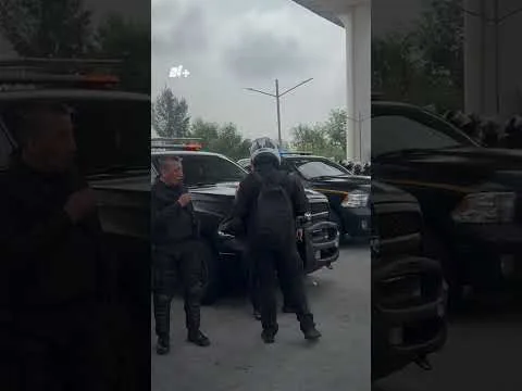 Policía Metropolitana realiza operativo en caseta de Tlalpan para revisar autobuses en la México-Cuernavaca
