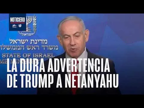 Donald Trump advierte a Netanyahu sobre posibles consecuencias por ignorar solicitudes de alto al fuego en Israel