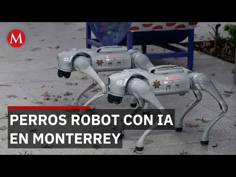 Guadalupe despliega perros robot con IA para vigilar el Estadio Monterrey durante el Mundial 2026