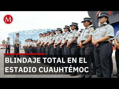 Puebla moviliza 1,780 elementos de seguridad para el partido Perú vs España en el Estadio Cuauhtémoc