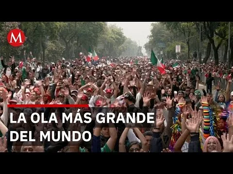 Ciudad de México logra récord Guinness con la ola más grande del mundo