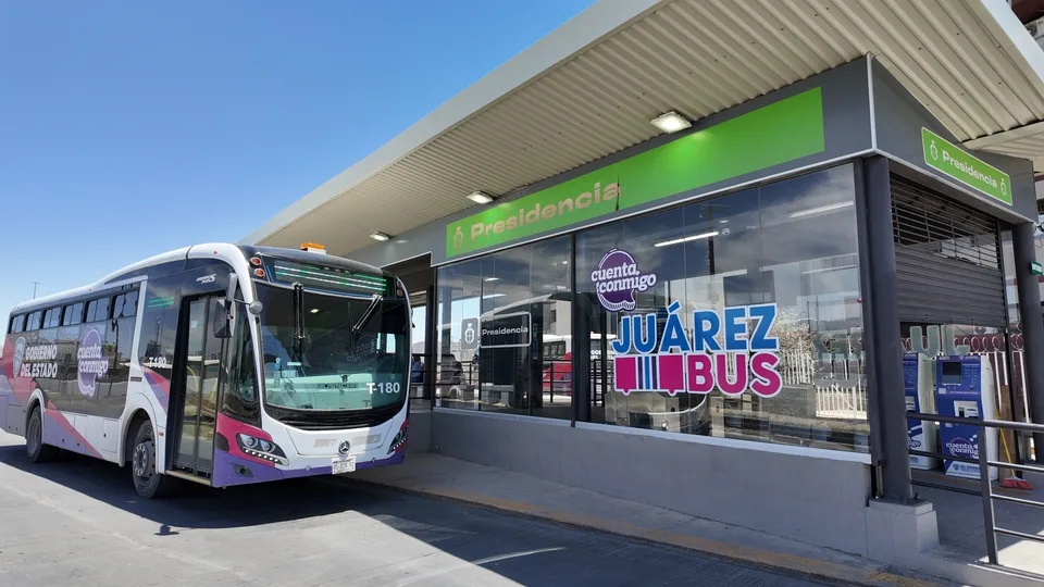 JuárezBus instala CAM Móvil en la estación Presidencia del BRT-1 del 8 al 13 de junio