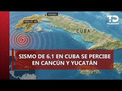 Sismo de 6.1 grados se siente en Cancún y Yucatán, reportan habitantes