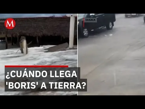 Tormenta tropical Boris impactará Acapulco con vientos de 75 km/h y suspensión de clases en Guerrero