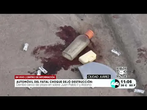 Fatal choque en Ciudad Juárez deja una persona muerta y dos heridas de gravedad
