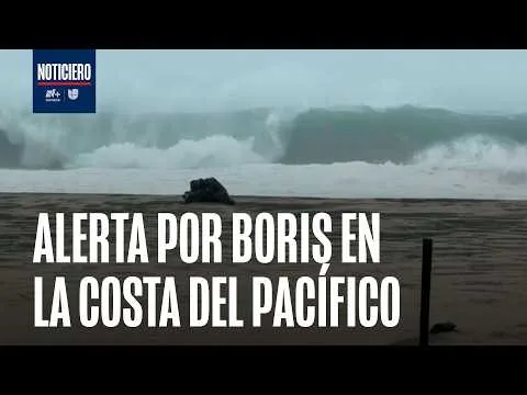 Tormenta tropical Boris ingresa a México y activa planes de emergencia en la costa del Pacífico
