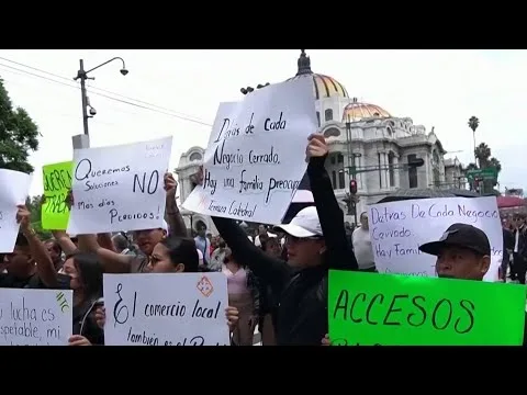 Protestas en el Zócalo de Ciudad de México aumentan antes del inicio del Mundial 2026