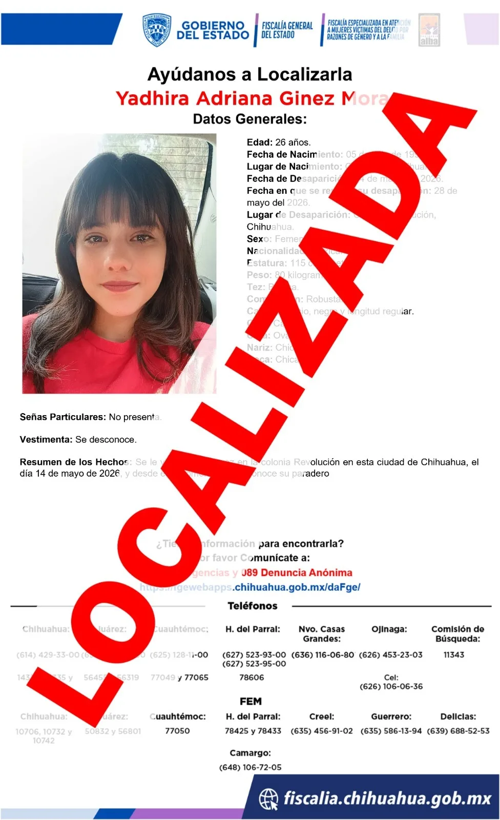 Localizan en Chihuahua a tres mujeres con reporte de ausencia; dijeron que fue voluntaria