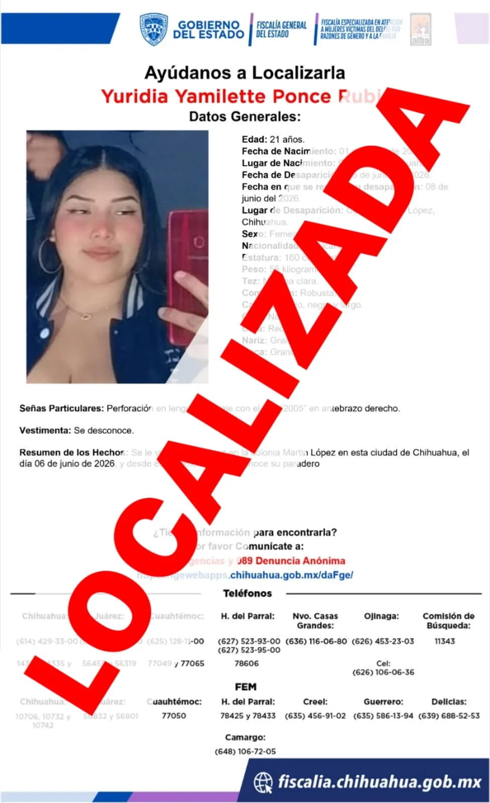 Localizan en Chihuahua a tres mujeres con reporte de ausencia; dijeron que fue voluntaria - imagen 2