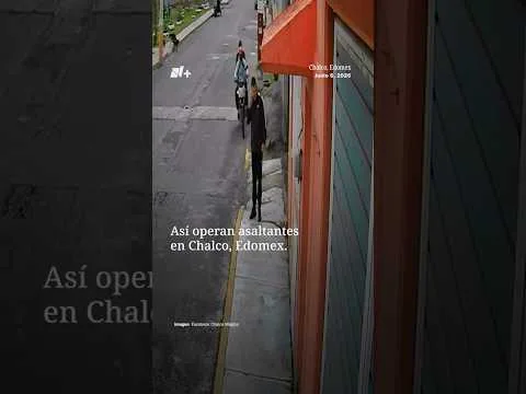 Asaltan a hombre en calles de Chalco, Estado de México, en segundos