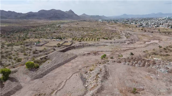 Gobierno de Chihuahua realiza sobrevuelo para identificar riesgos en arroyos ante temporada de lluvias