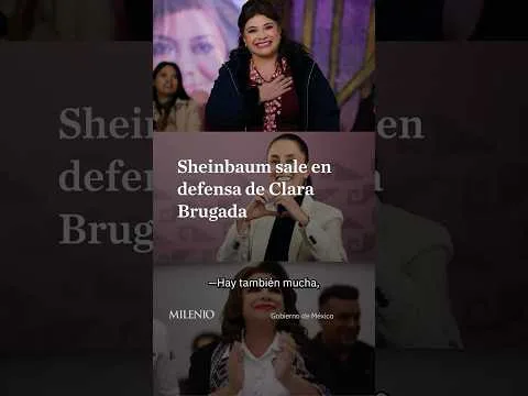 Claudia Sheinbaum defiende a Clara Brugada ante críticas y las atribuye a campañas políticas