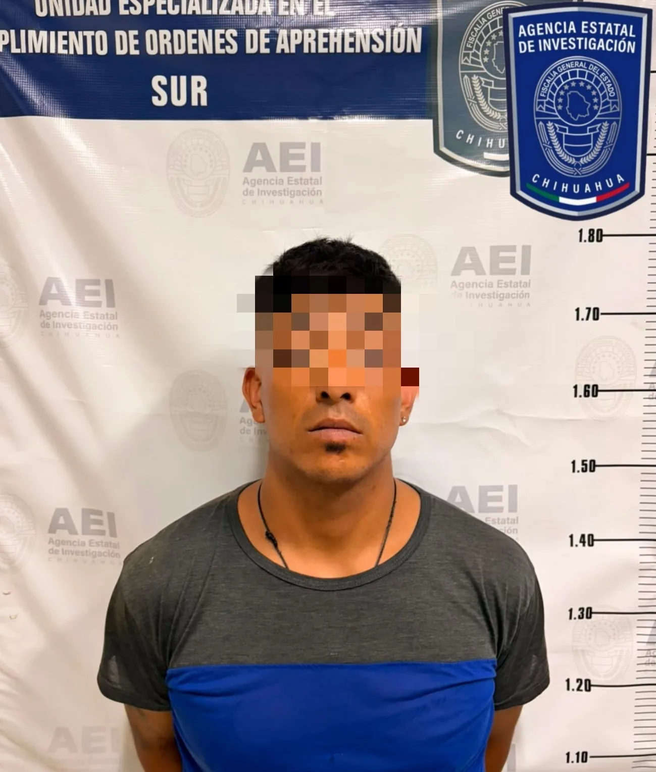 Detienen en Parral a hombre acusado de robar una tienda de ropa en la avenida Mercaderes