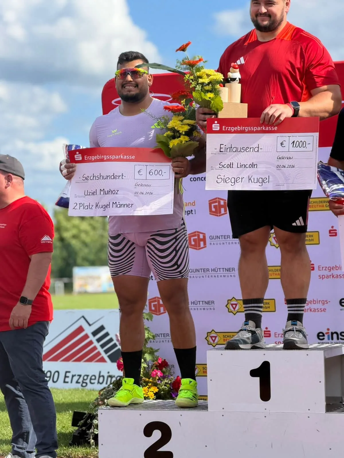 Uziel Muñoz logra plata y récord nacional en torneo de lanzamiento de bala en Alemania
