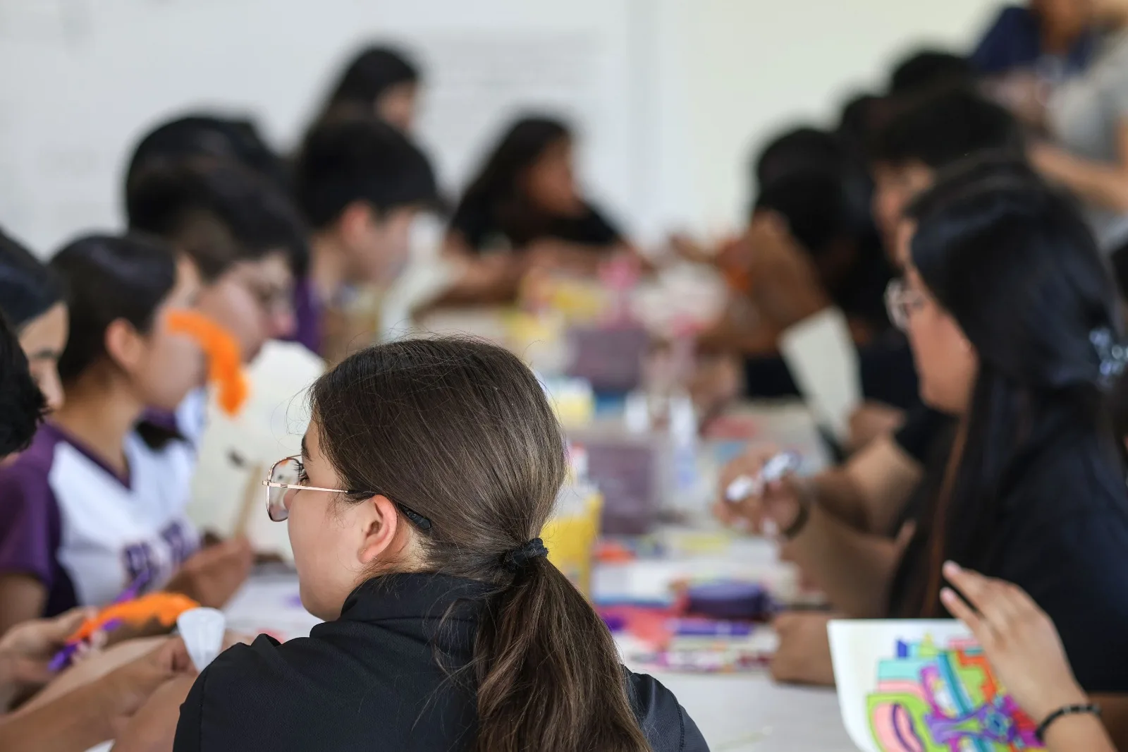 Estudiantes de secundaria visitan el Museo de Arqueología e Historia de El Chamizal en Juárez