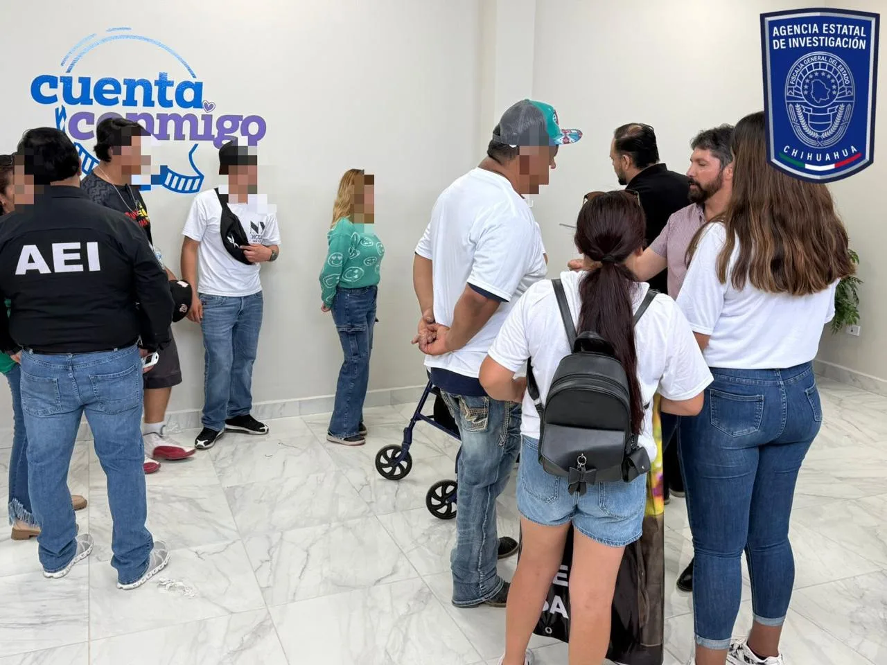 Fiscalía de Chihuahua atiende marcha de familiares de personas ausentes en Nuevo Casas Grandes